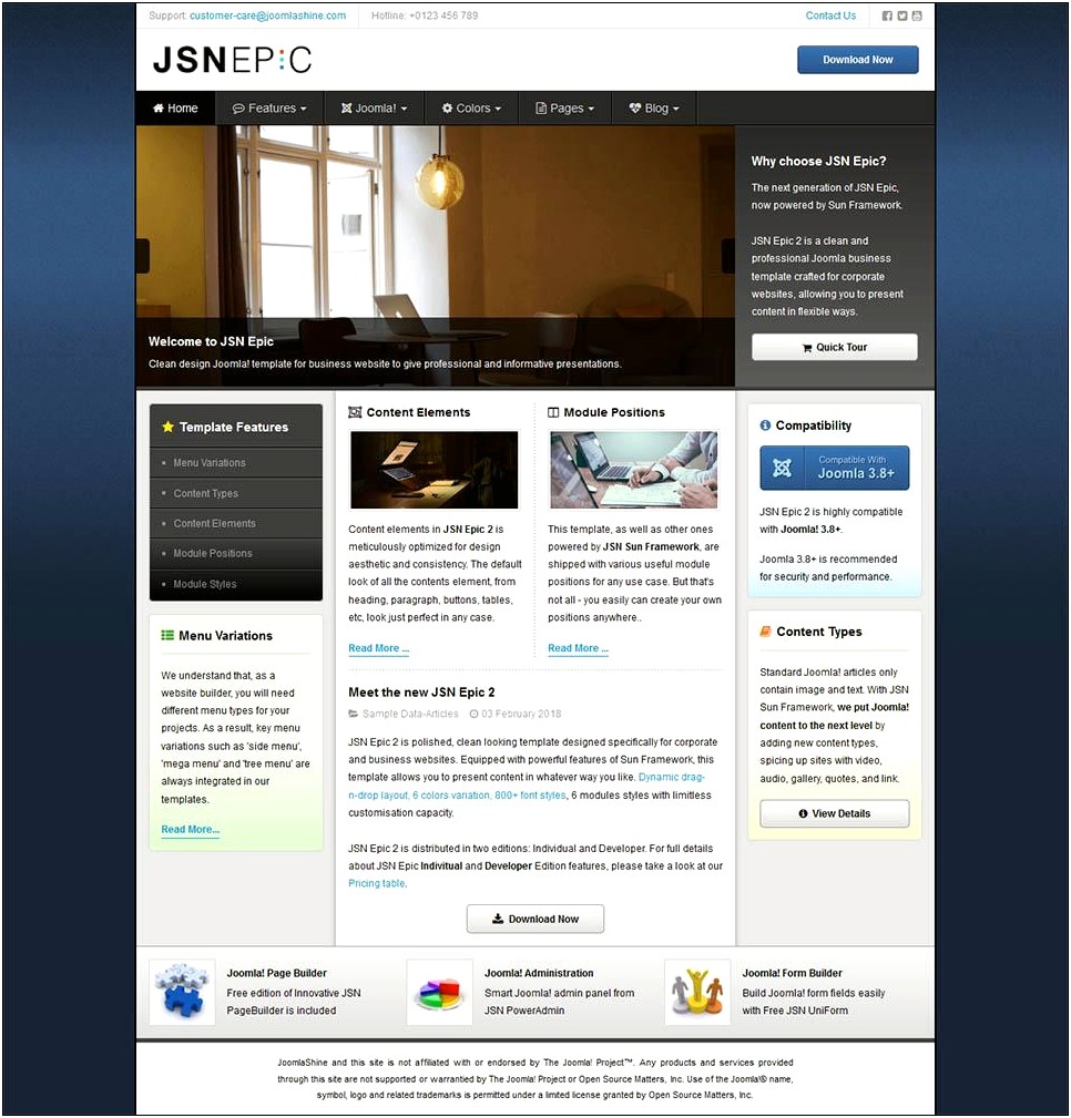Joomla 3.0 News Templates Free Download