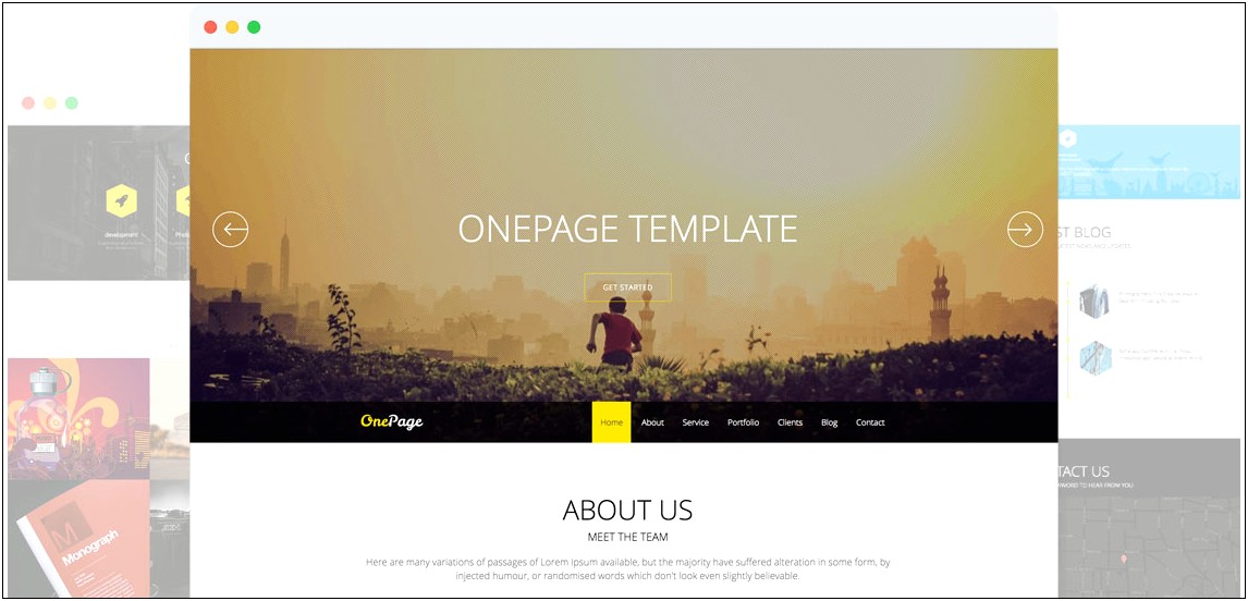 Joomla 3.4 One Page Template Free