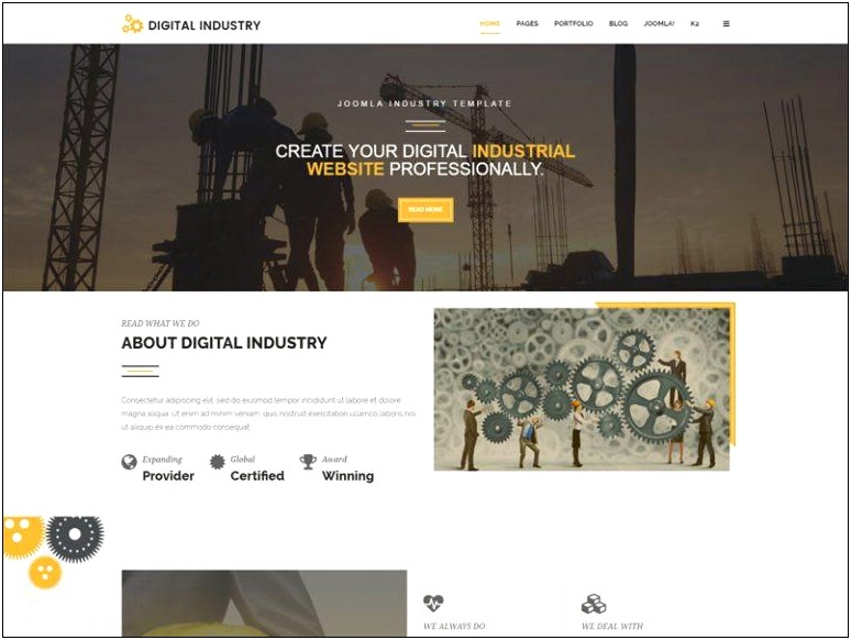 Joomla Templates Free Download For Construction Company