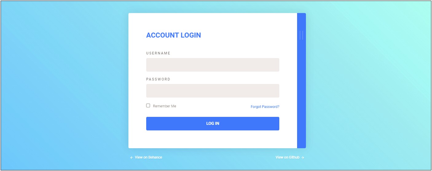 Jquery Login Form Templates Free Download