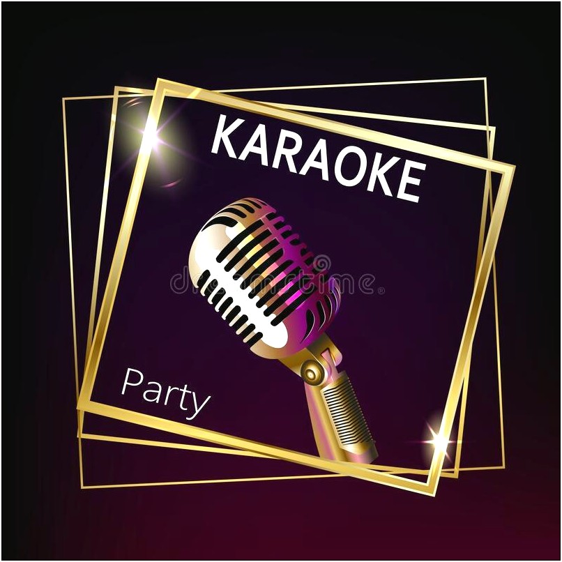 Karaoke Birthday Party Invitation Templates Free