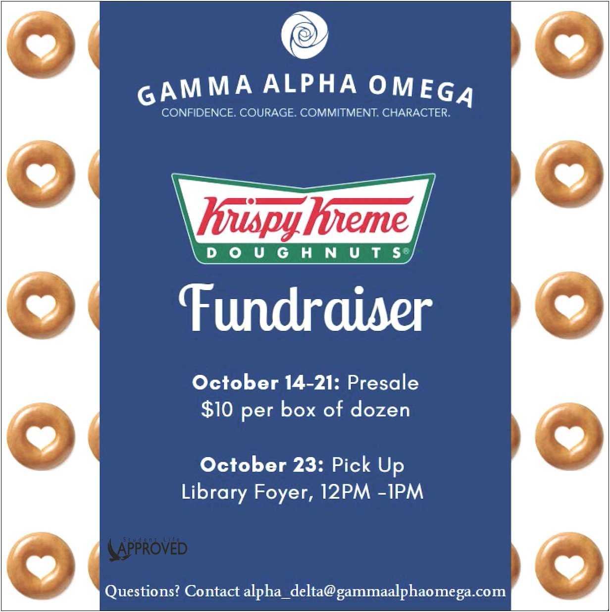 Krispy Kreme Fundraiser Flyer Free Template Downloadable