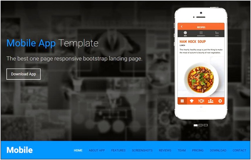 Landing Page Html5 Responsive Template Free Download