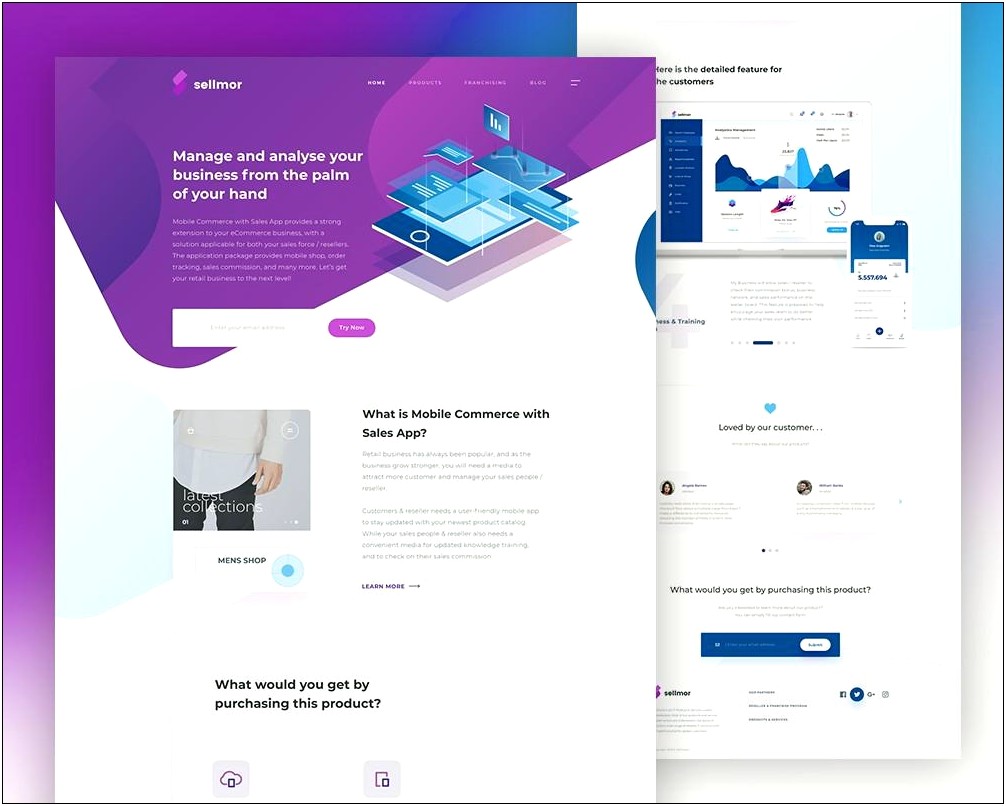 Landing Page Templates Psd Free Download