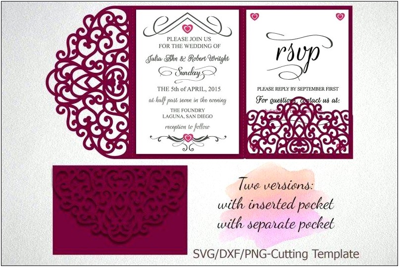 Laser Cut Free Wedding Invitation Svg Files