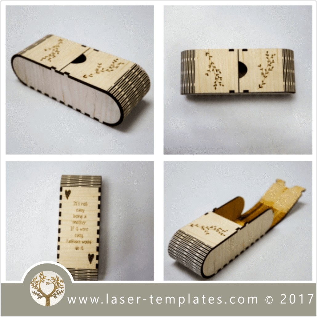 Laser Cut Wooden Box Template Free