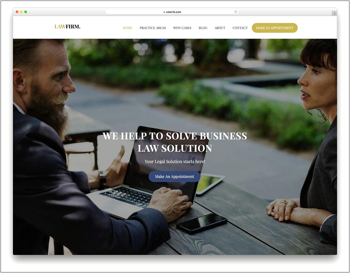 Law Firm Html Template Free Download