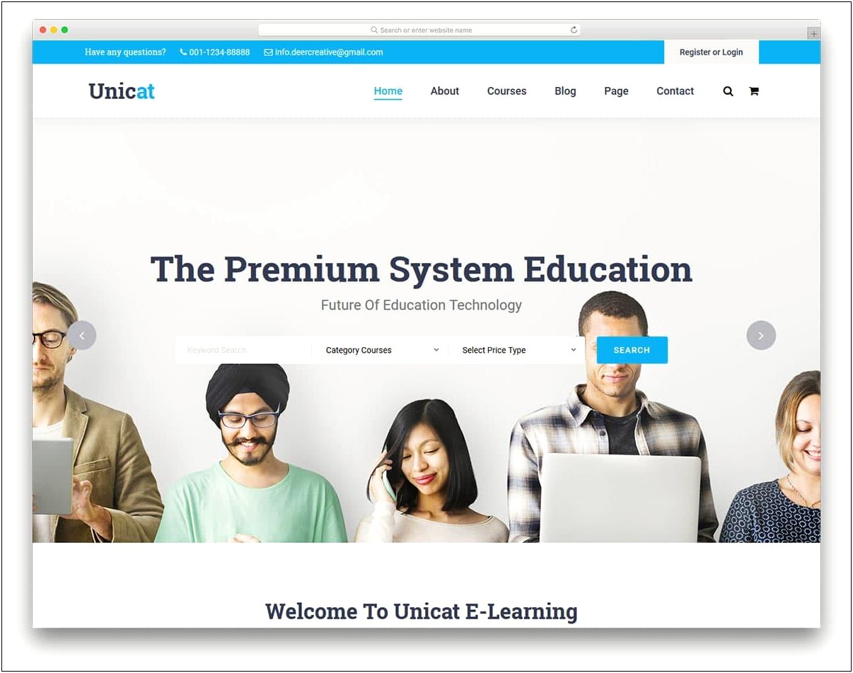 Learnedu Education & Courses Html5 Template Free Download
