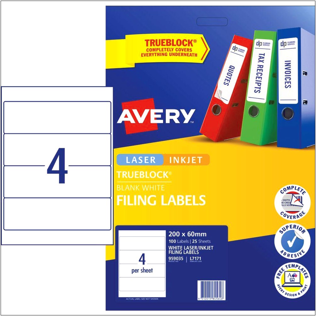 Lever Arch Label Template Free Download