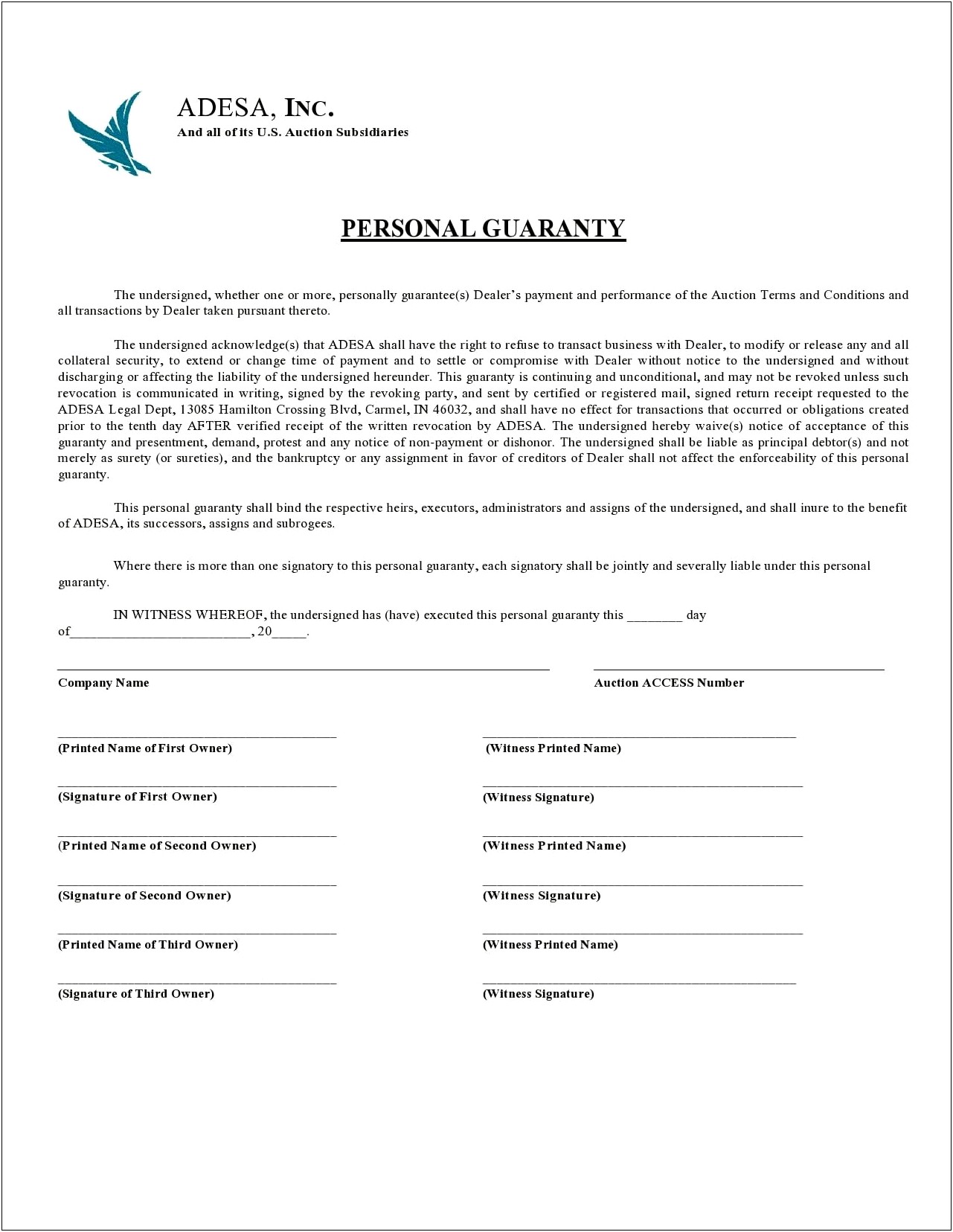 Loan Agreement With Guarantor Free Template