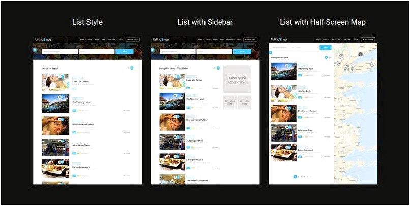 Locations Directory Listing Html Template Free Download