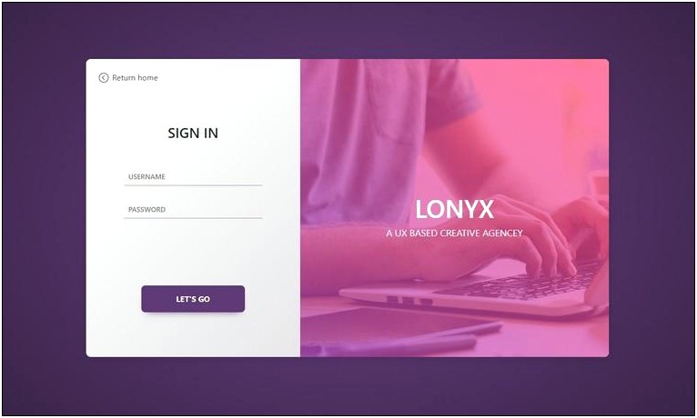 Login Page Template Free Download In Bootstrap