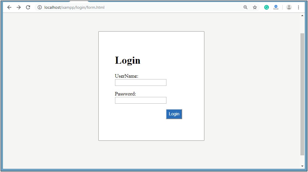 Login Page Template Free Download In Php
