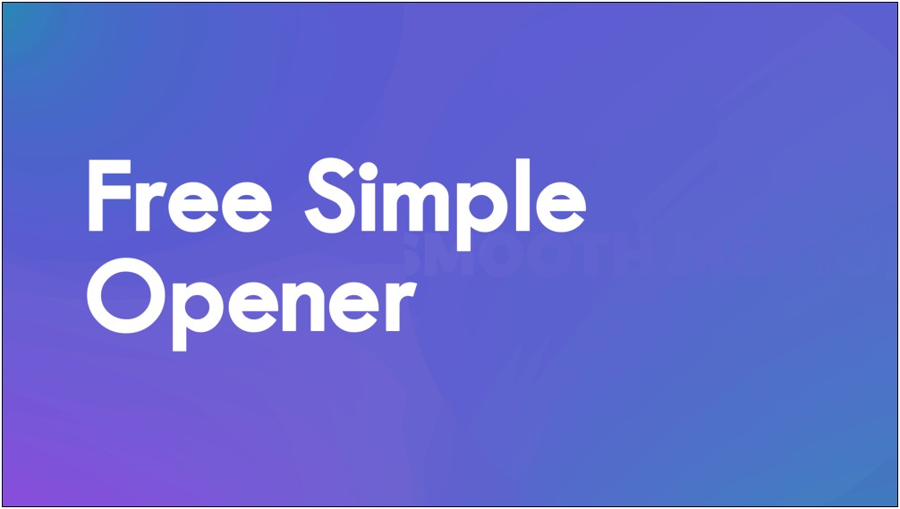 Logo Opener After Effects Template Free Download