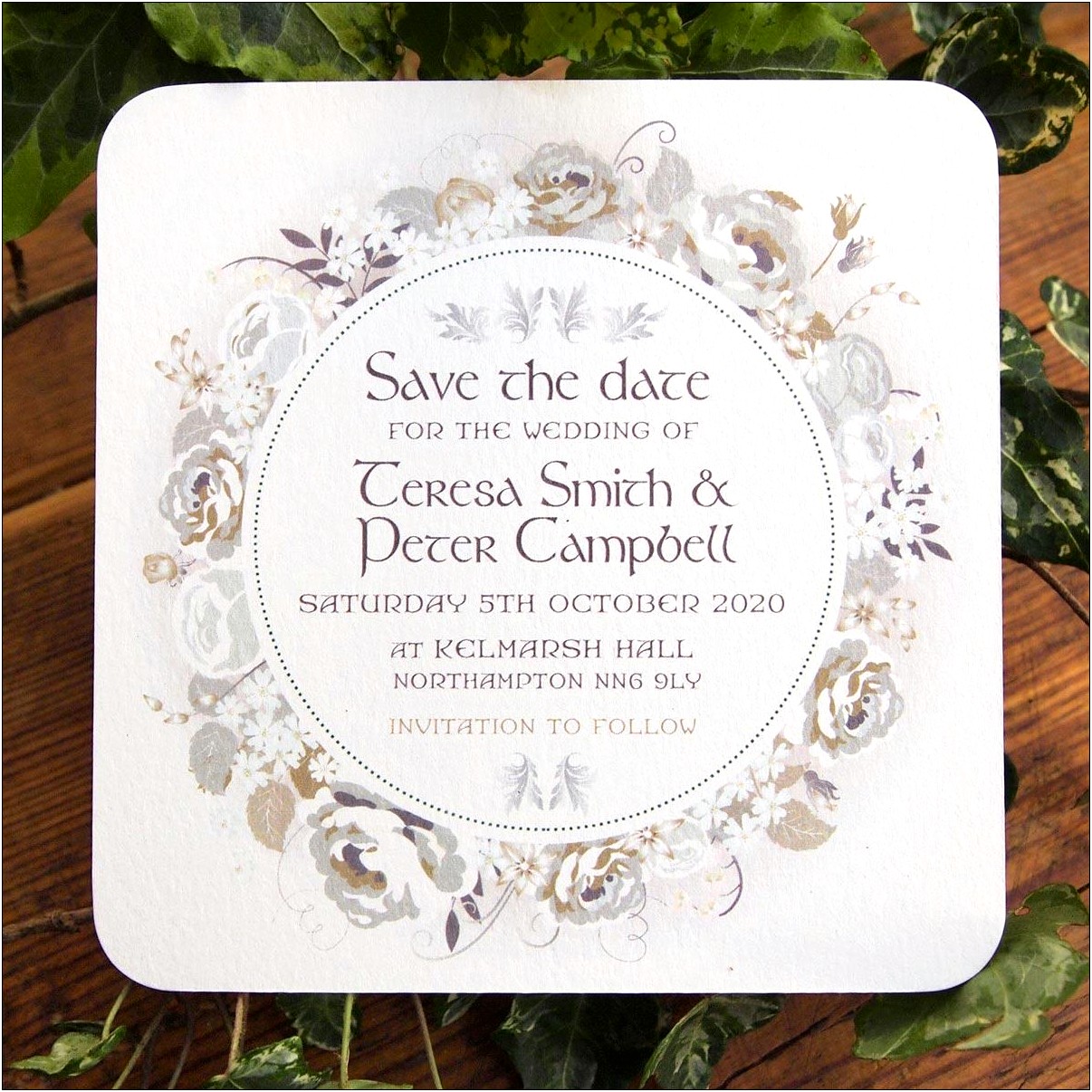 Lord Of The Rings Wedding Invitation