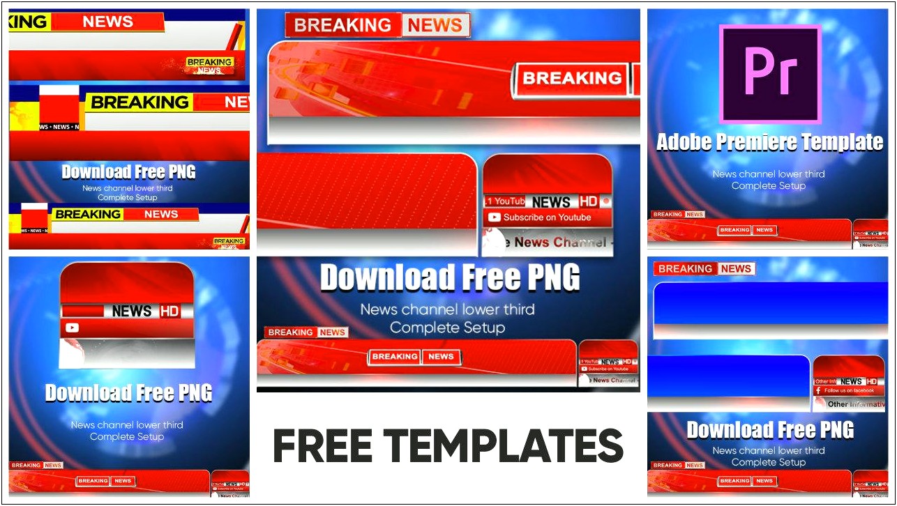 Lower Third Templates Psd Free Download