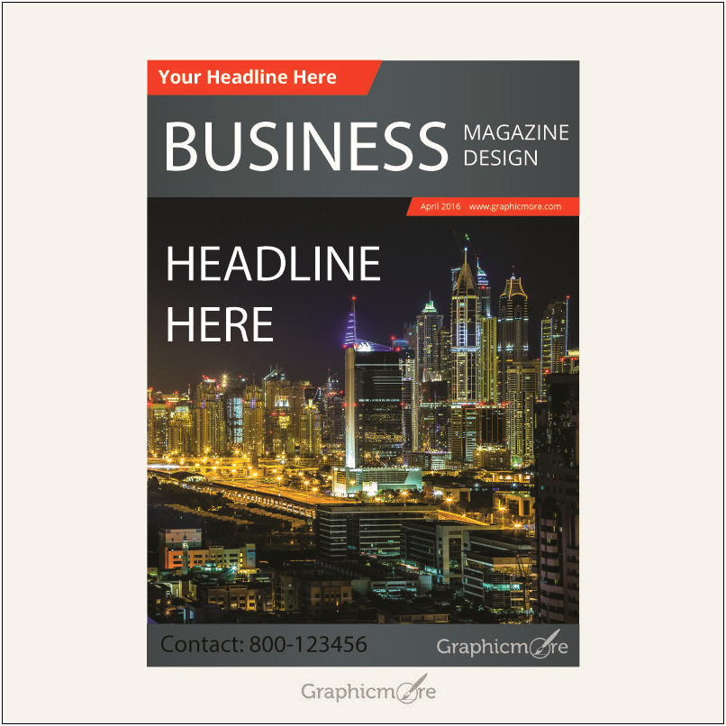 Magazine Cover Template Psd Free Download
