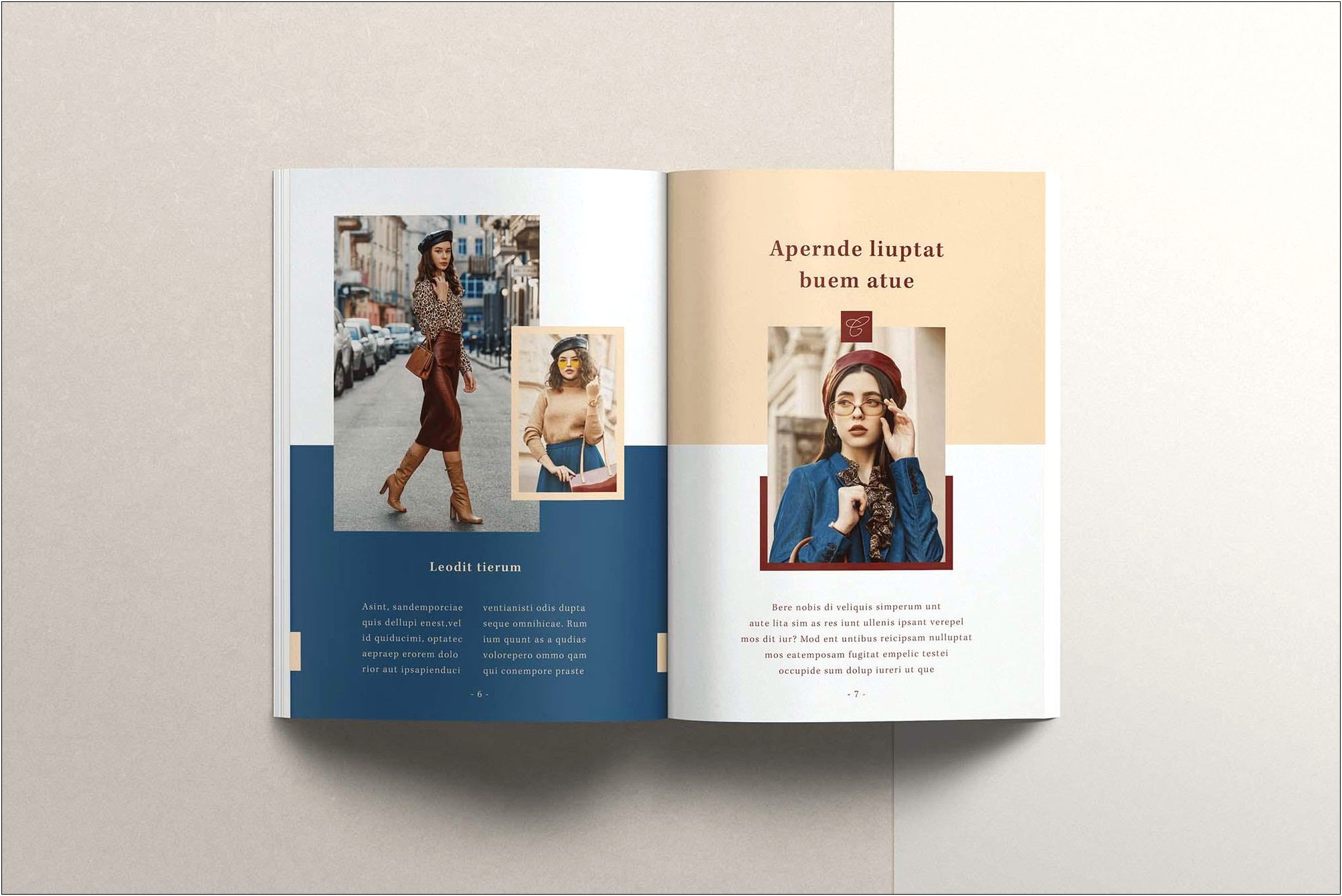 Magazine Template Indesign 56 Page Layout V2 Free