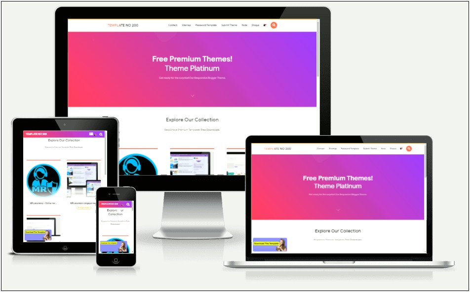 Magone Blogger Template Premium Free Download