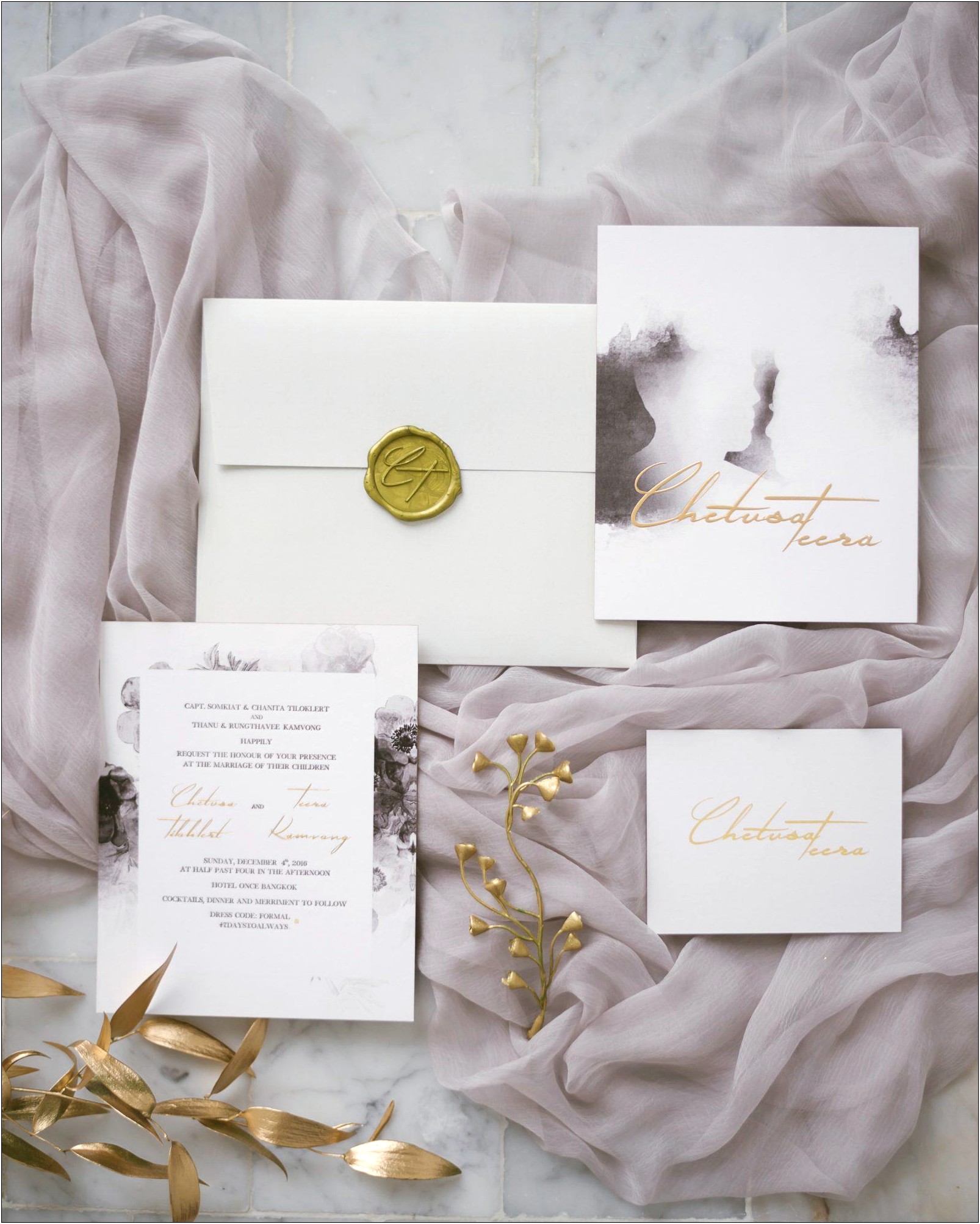Mailing Wedding Invitations With Wax Seal