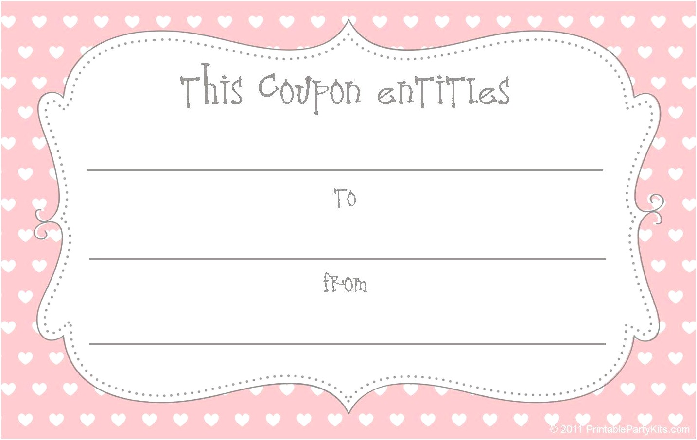 Make Your Own Coupon Template Free