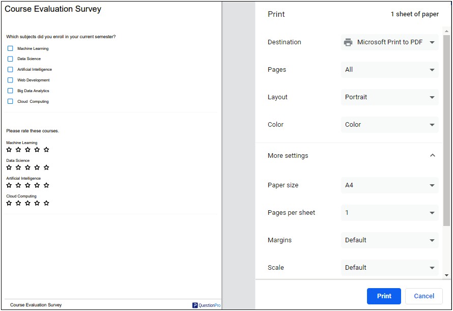 Market Research Survey Template Free Download
