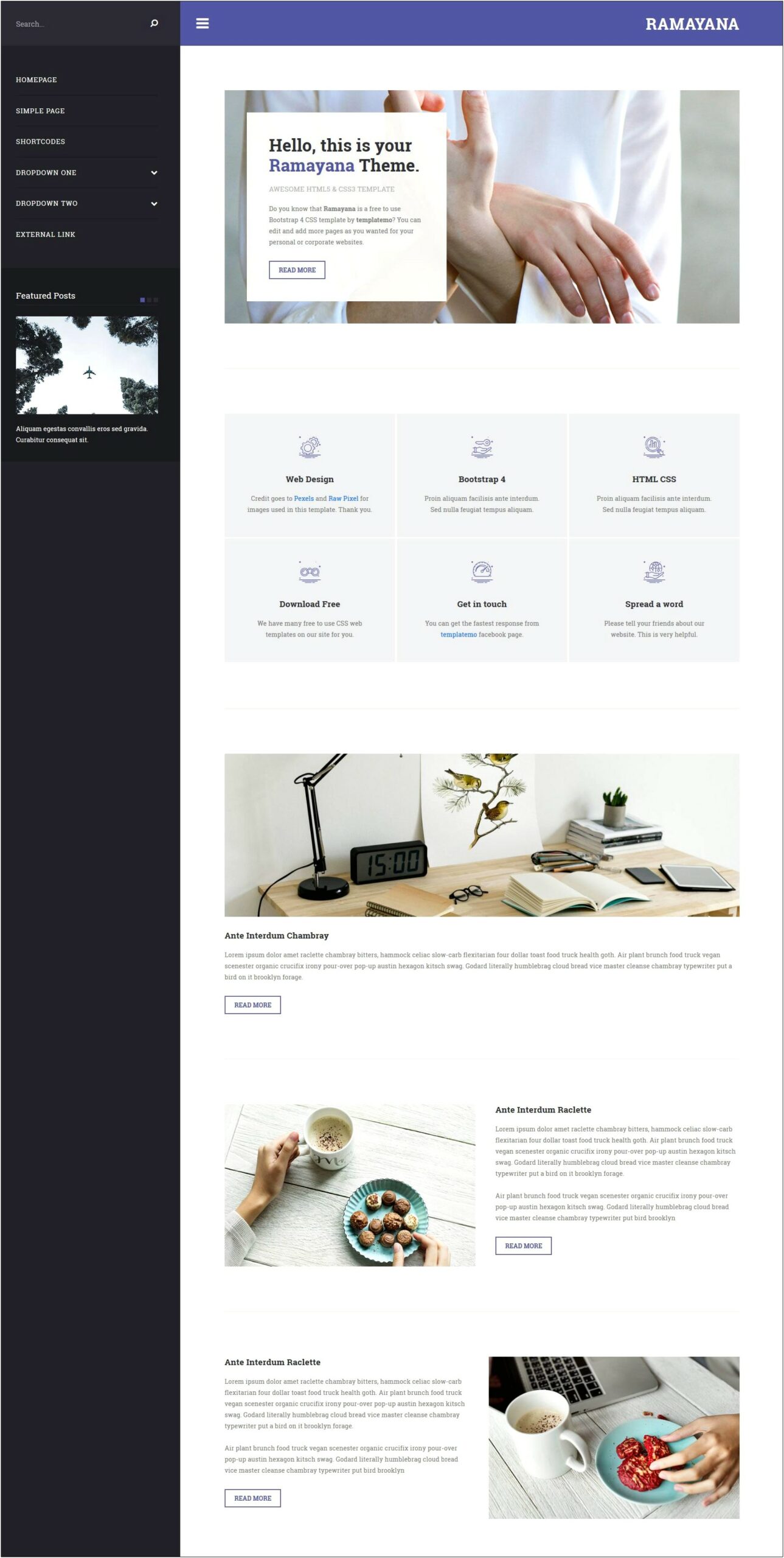 Master Page Css Templates Free Download