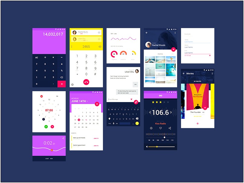 Material Design Ui Android Template Free Download