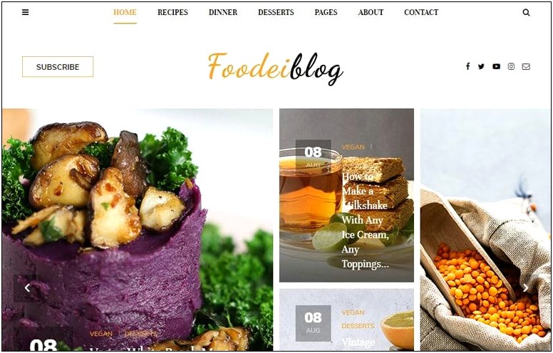 Material Responsive Restaurant Cafe Html Template Free Download