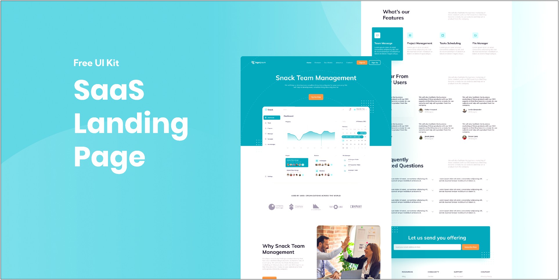 Material Ui Landing Page Template Free