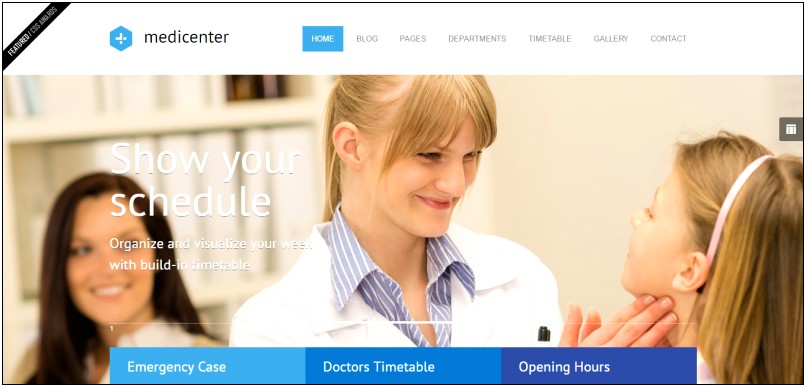 Medicenter Responsive Medical Health Template Free Download