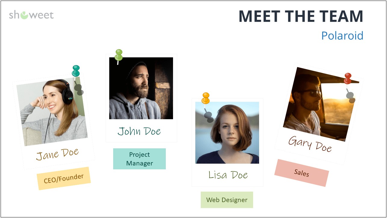 Meet Our Team Powerpoint Template Free