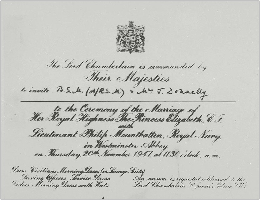 Meghan Markle And Prince Harry Wedding Invitation