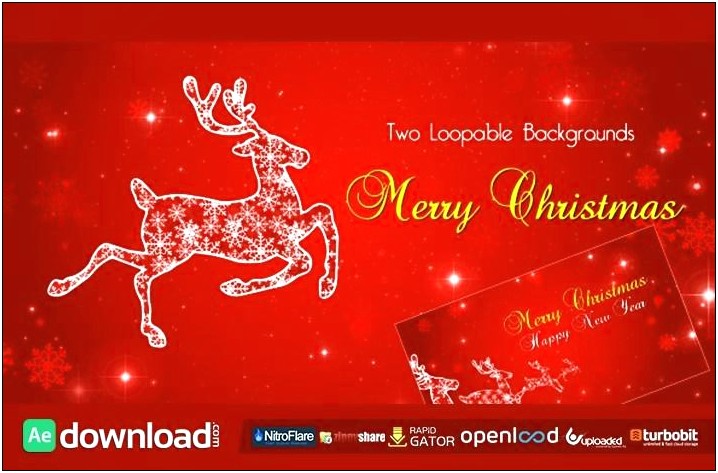 Merry Christmas 2019 After Effects Template Free