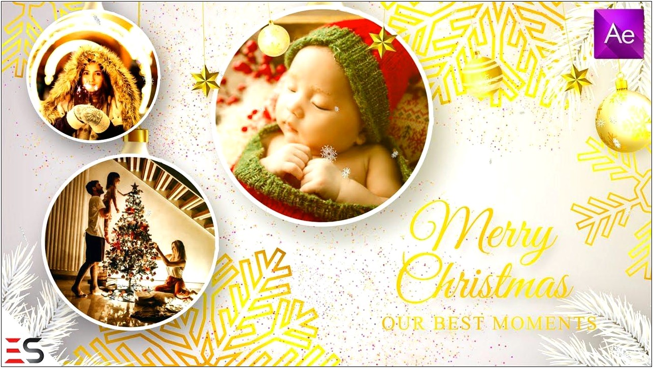 Merry Christmas After Effects Template Free Download