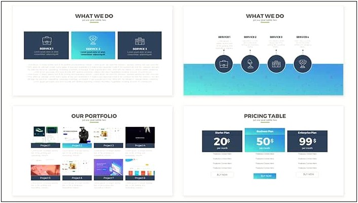 Metro Style Powerpoint Template Free Download