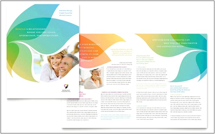 Microsoft Publisher Tri Fold Brochure Templates Free Counselor