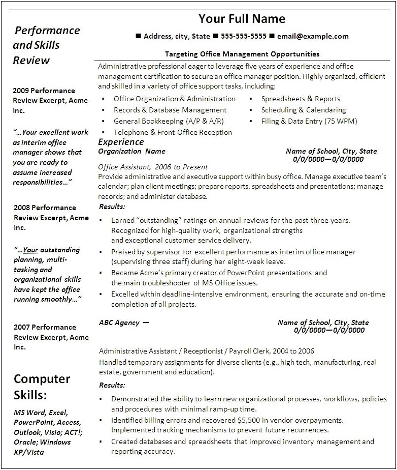 Microsoft Word 2007 Cover Letter Template Free