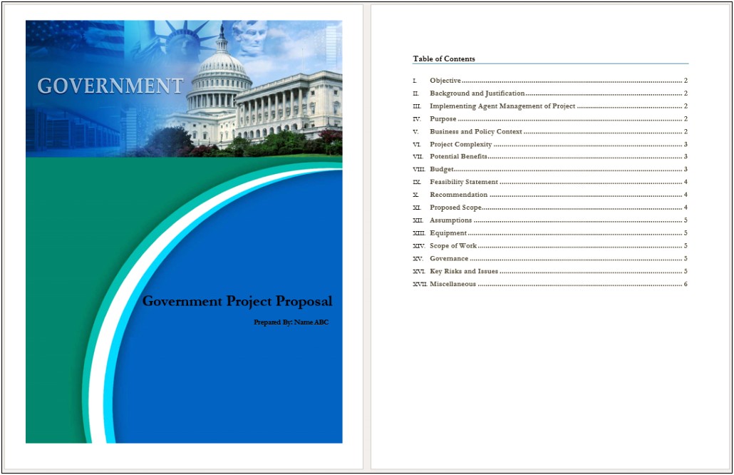 Microsoft Word Project Proposal Template Free Download