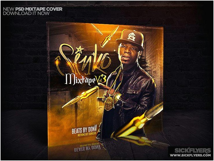 Mixtape Cover Template Psd Free Download