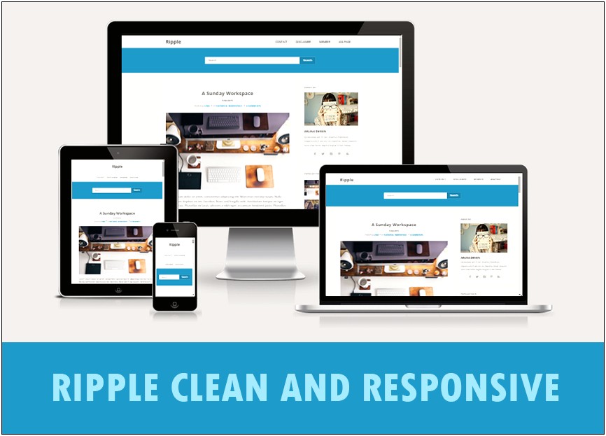 Mobile Friendly Top Free Responsive Blogger Templates