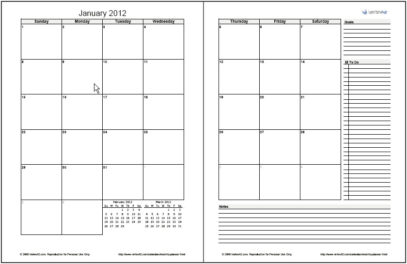 Monthly Schedule Template Excel Free Download