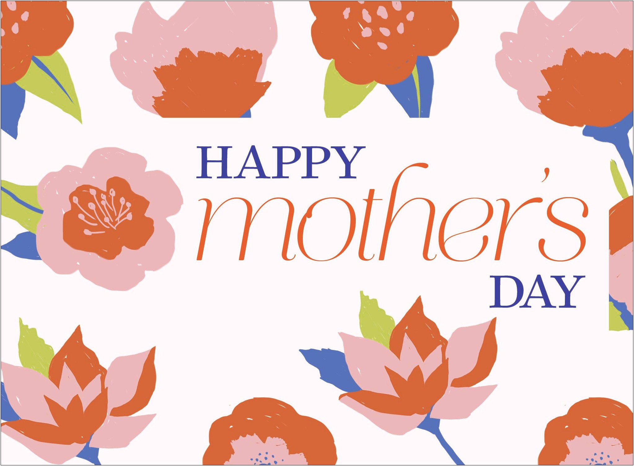 Mother's Day Card For Wife Template Free