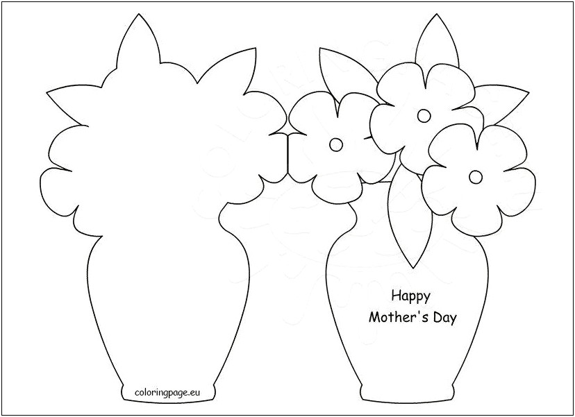 Mothers Day Card Template Free Download