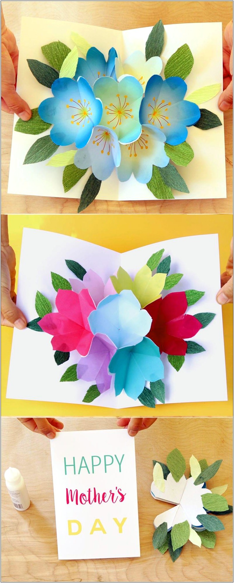 Mother's Day Pop Up Card Templates Free