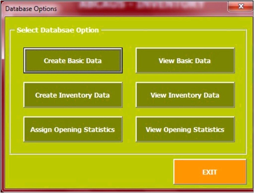 Ms Access Inventory Templates Free Download