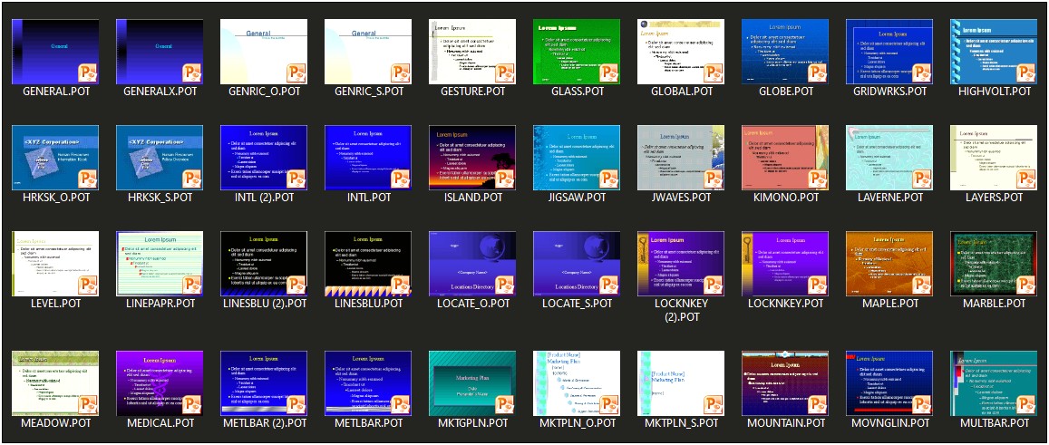 Ms Office Ppt Templates Free Download