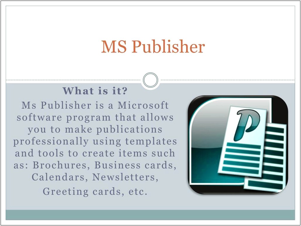 Ms Publisher Brochure Templates Free Download