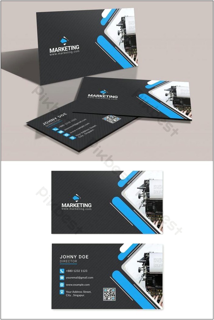 Ms Word Business Card Template Free Download