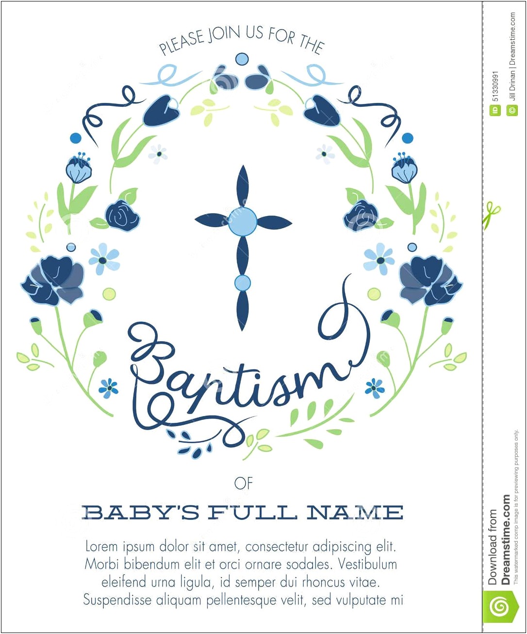 Ms Word Christening Invitation Templates Free Download